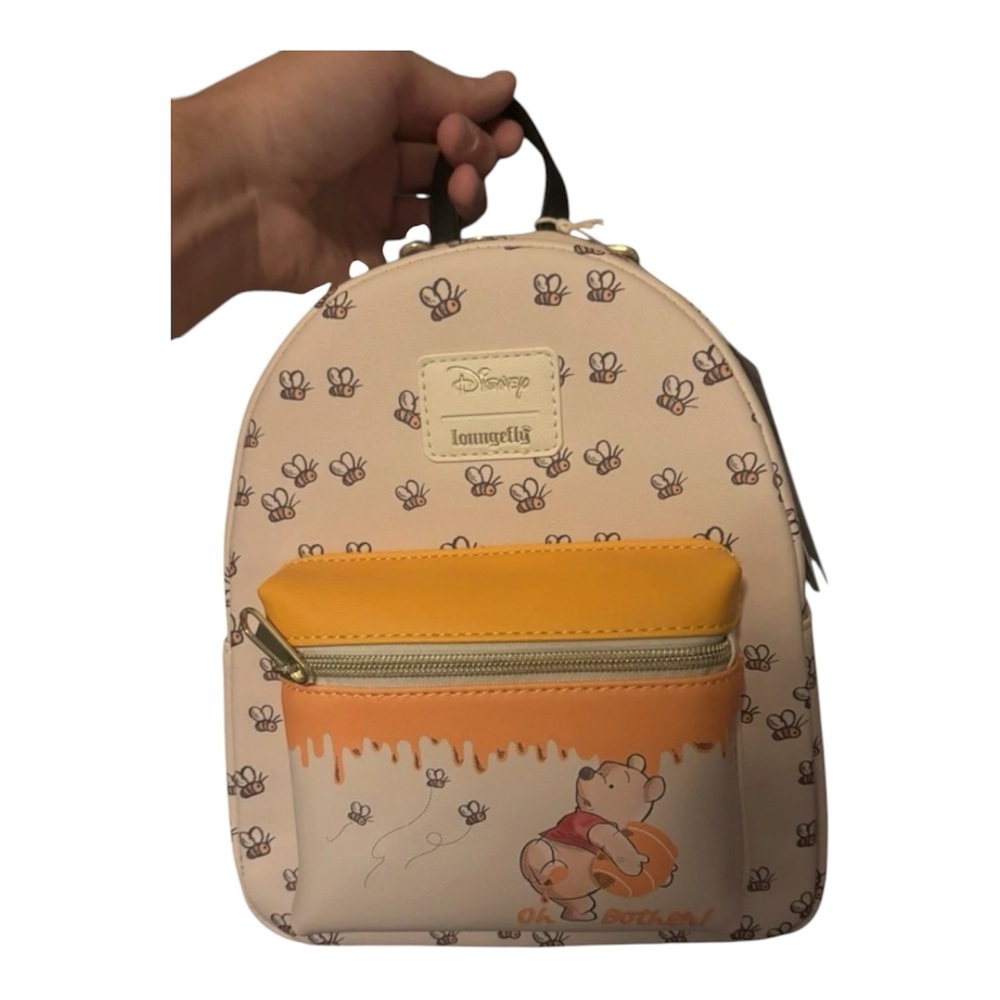Loungefly Winnie the Pooh Mini Backpack — Cream & Yellow-Orange NWT